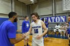 MBBall vs Emmanuel  Wheaton College Men's Basketball vs Emmanuel College. - Photo By: KEITH NORDSTROM : Wheaton, basketball, team photo, MBBall2019